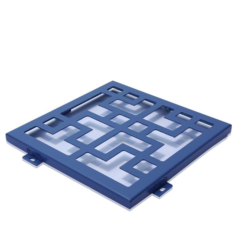 Aluminum perforated panel