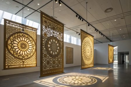 contemporary-art-space-with-floating-golden-screen(1)